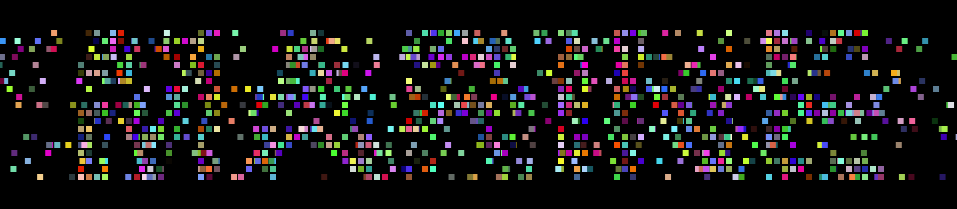 Example word becoming visible